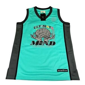 Watson Ultimate Mind Control Basketball Jersey Teal Black Sleeveless Size S NWT